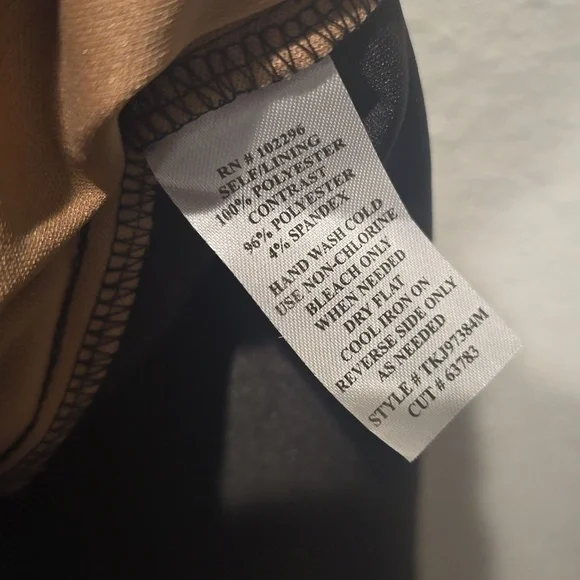 Black Illusion Lace Cocktail Dress sz 8 Connected Apparel NWT Retail $80.00 - Picture 9 of 10